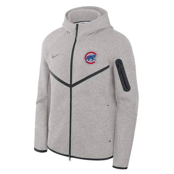 Chicago Cubs Nike Tech Fleece Full-Zip Hoodie in Grey by Nike Sweatshirts &amp; Hoodies NIKE USA