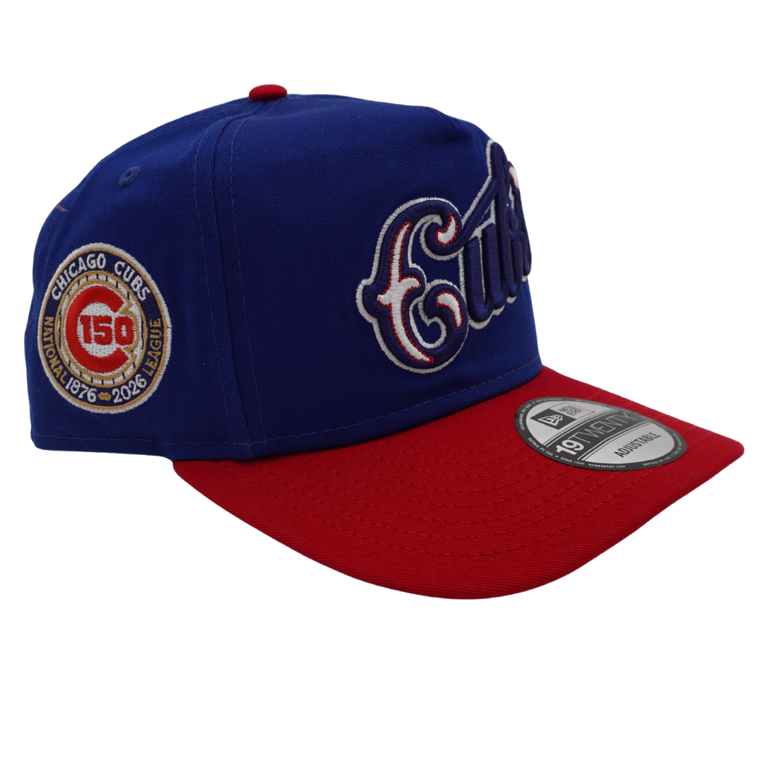 Chicago Cubs 150th Anniversary Vintage Script Snapback Cap by New Era Cap NEW ERA CAP COMPANY
