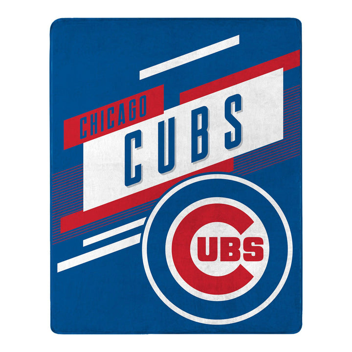 Chicago Cubs Bullseye Logo Throw Blanket Blankets NORTHWEST COMPANY