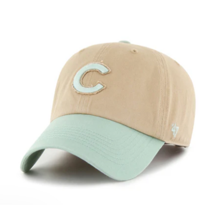 CHICAGO CUBS '47 C LOGO KHAKI CANYON CARAVAN ADJUSTABLE CAP Caps 47 BRAND