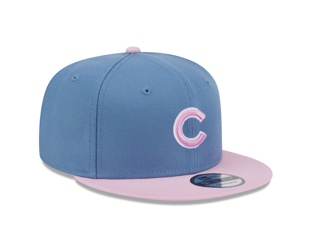 CHICAGO CUBS NEW ERA YOUTH TEAL AND PINK SNAPBACK CAP Caps NEW ERA CAP COMPANY INC