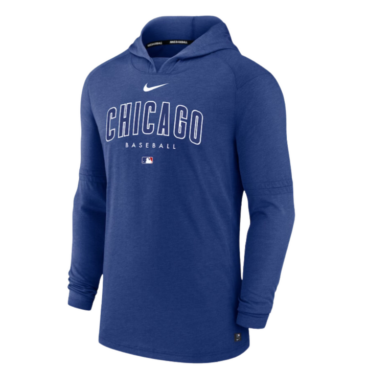 CHICAGO CUBS NIKE LIGHTWEIGHT ROYAL BLUE HOODIE Sweatshirts & Hoodies NIKE