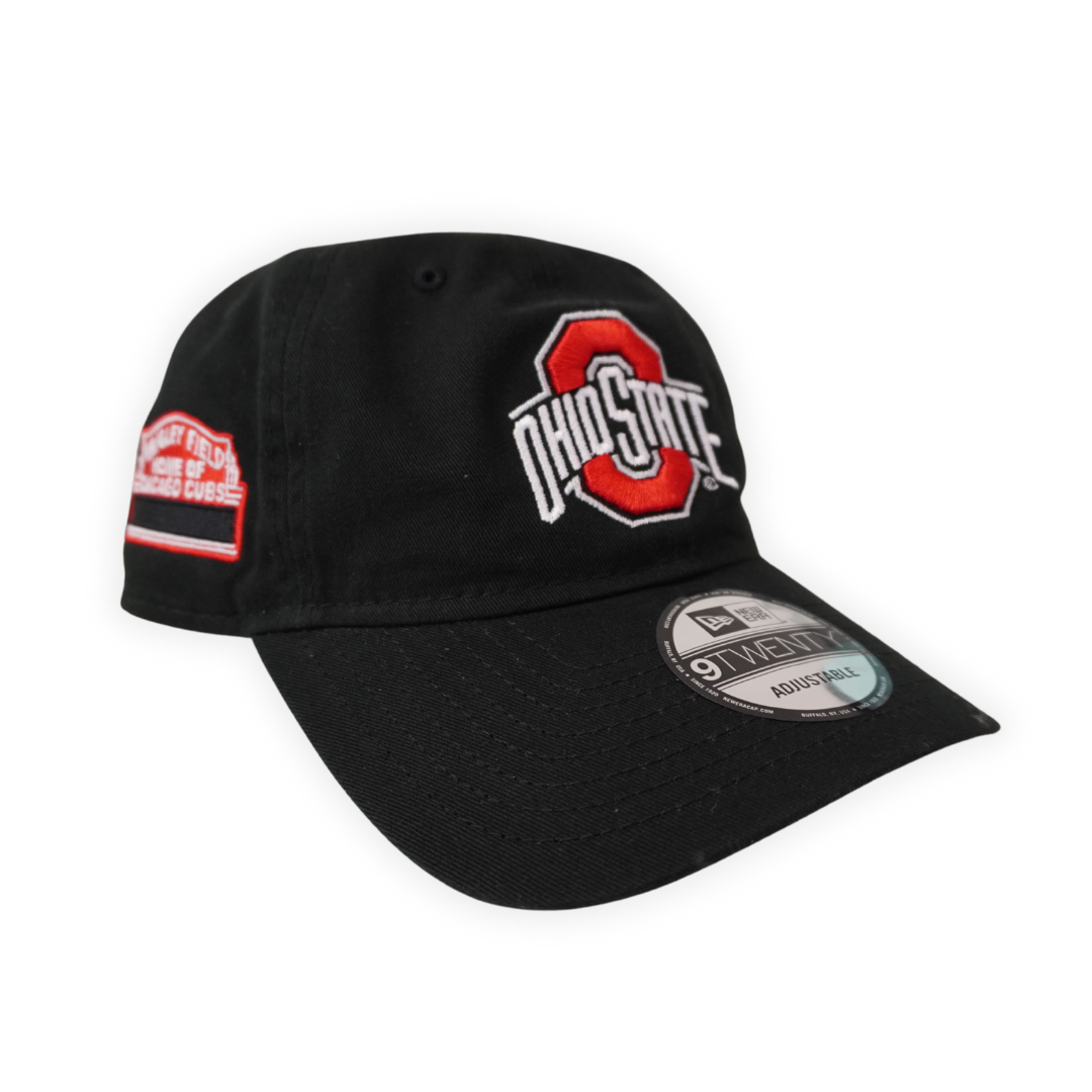 Wrigley Field Marquee X Ohio State Black Adjustable Cap Cap NEW ERA CAP COMPANY INC