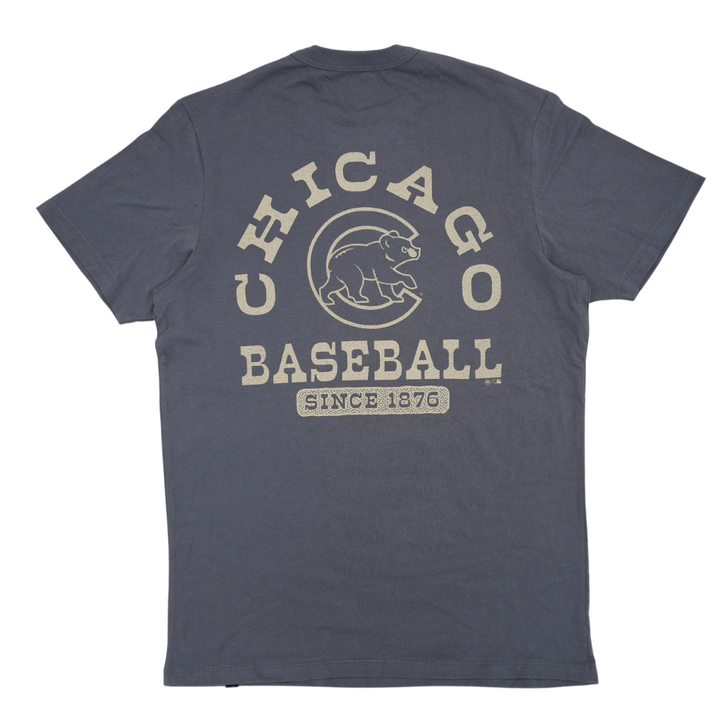 CHICAGO CUBS '47 WALKING BEAR CANYON BASALT TEE Short Sleeve Tees '47 BRAND