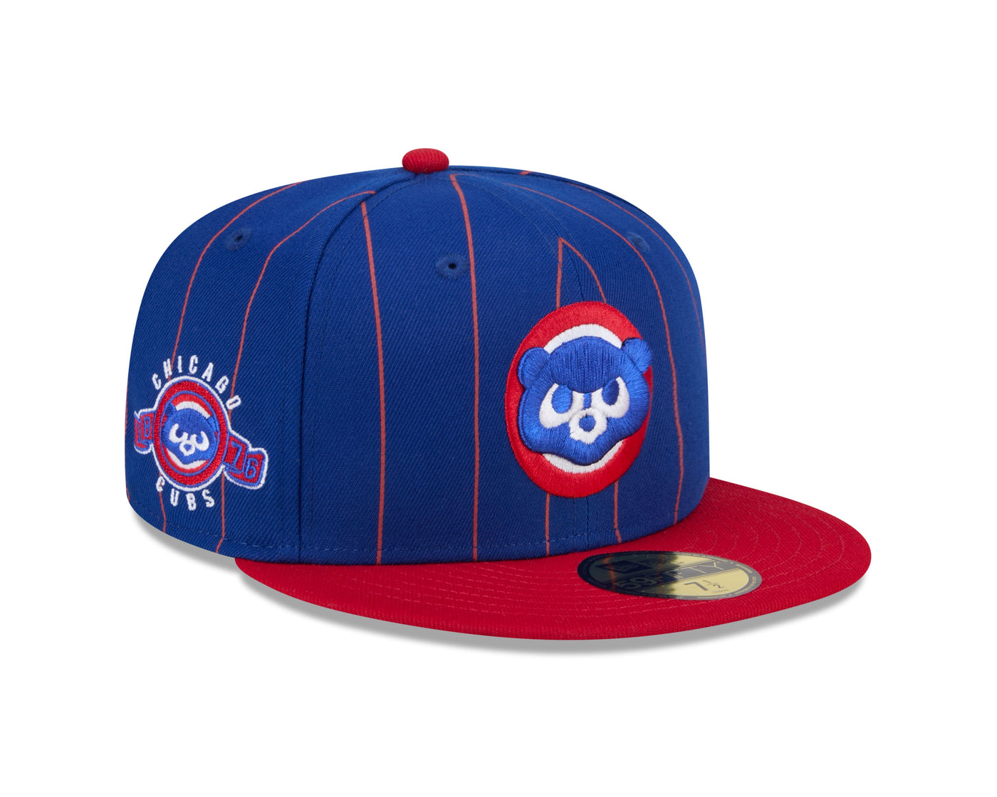 CHICAGO CUBS NEW ERA 1984 BEAR RED PINSTRIPE 59FIFTY CAP