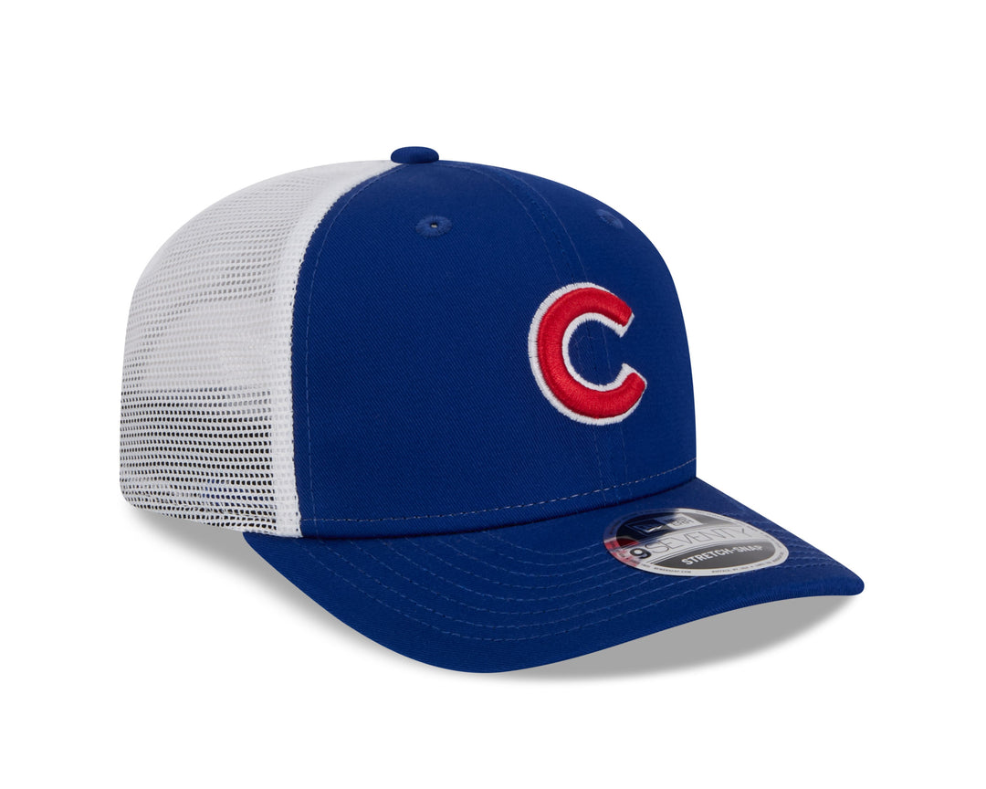 Chicago Cubs New Era C Logo 970 Trucker Cap Caps NEW ERA CAP COMPANY INC