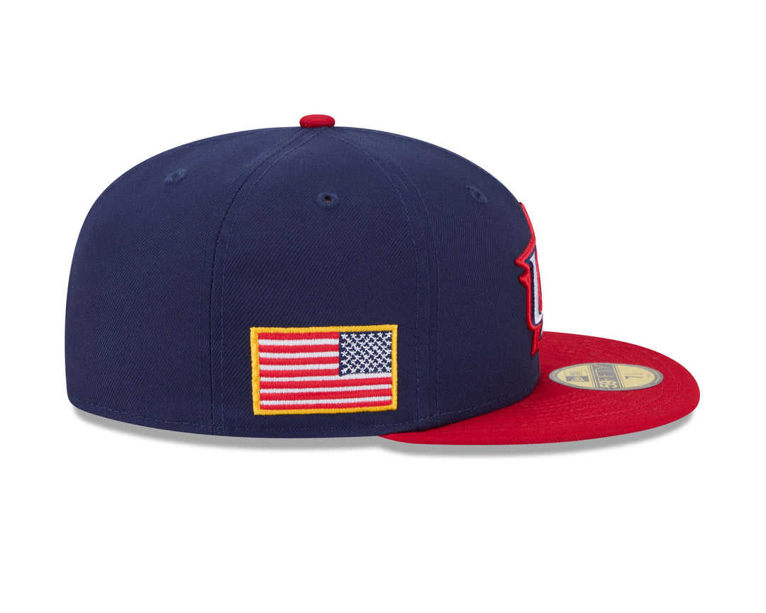 USA Baseball World Baseball Classic 5950 Low Profile Fitted Cap by New Era