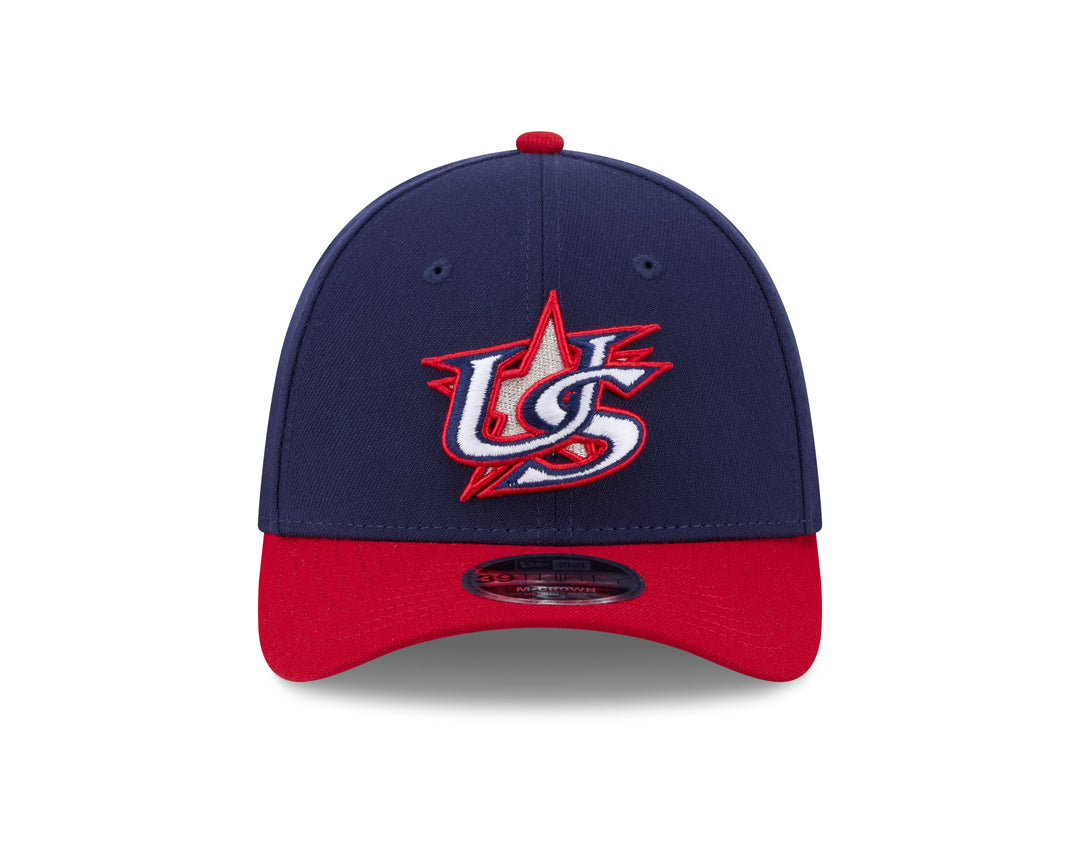 USA Baseball World Baseball Classic 3930 Stretch Fit Cap by New Era Caps NEW ERA CAP COMPANY
