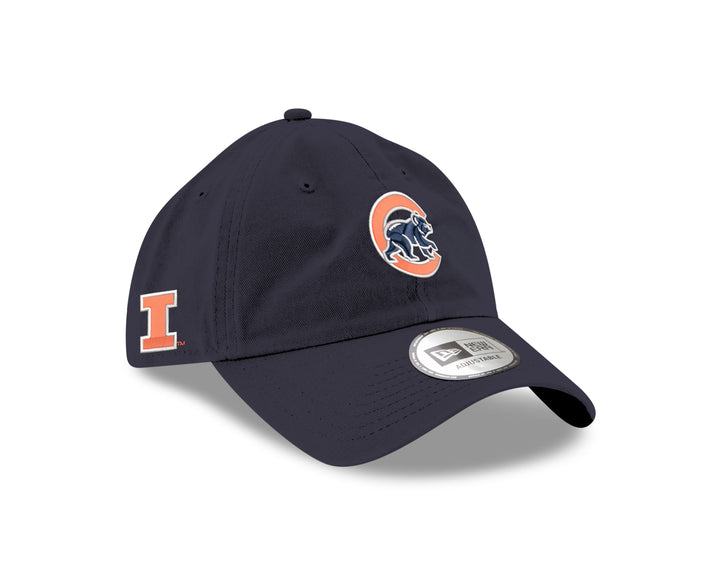 CHICAGO CUBS AND UNIVERSITY OF ILLINOIS NEW ERA WALKING BEAR ADJUSTABLE CAP CAPS NEW ERA CAP COMPANY INC