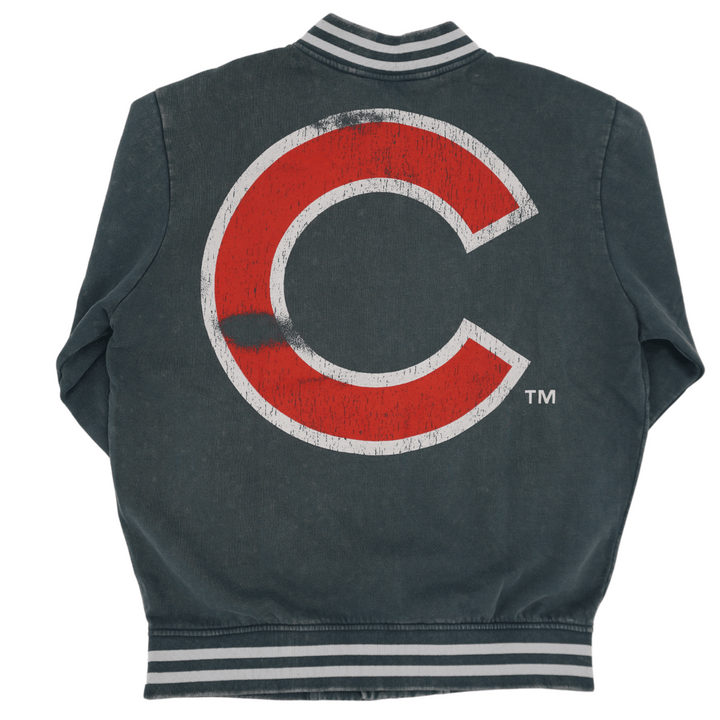 CHICAGO CUBS MITCHELL & NESS OVERSIZED BLUE VARSITY JACKET Jackets & Outerwear MITCHELL & NESS