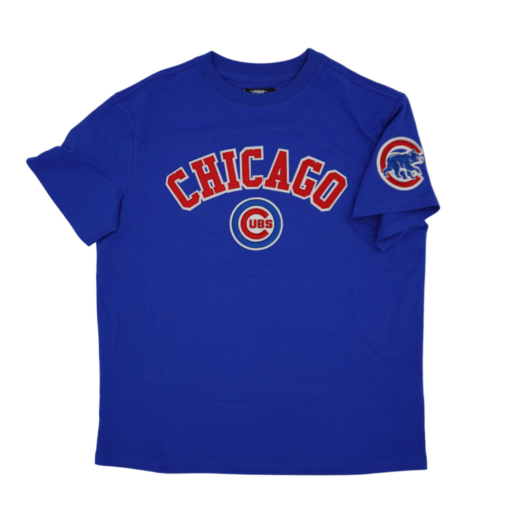 CHICAGO CUBS PRO STANDARD BULLSEYE WOMEN'S BOYFRIEND TEE Short Sleeve Tees PRO STANDARD