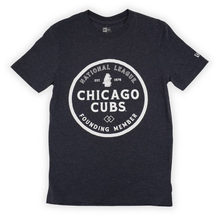 Chicago Cubs 150th Anniversary Founding Member Puff Print Tee by New Era New Era