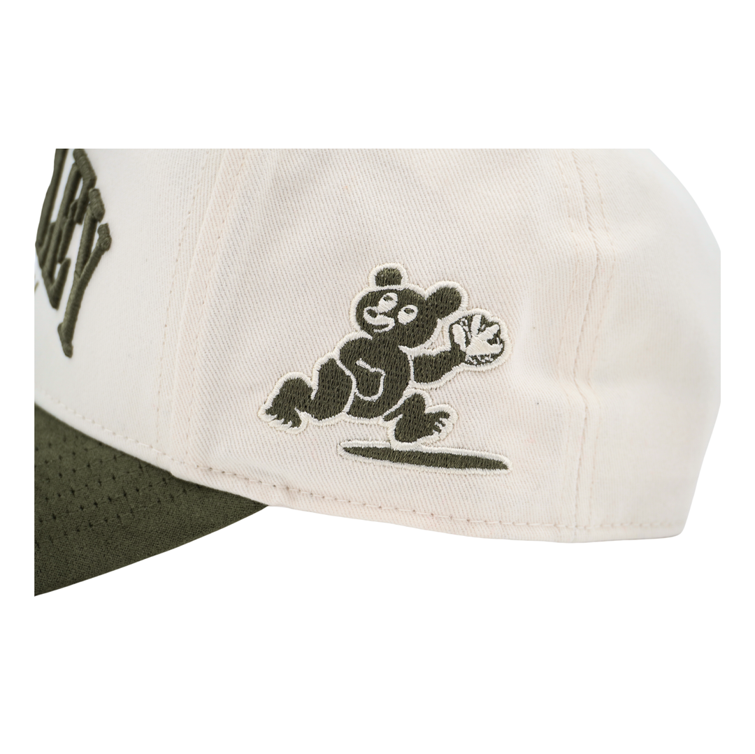 Chicago Cubs Wrigley Field Foul Ball Bear Cap in Cream by Sportiqe SPORTIQE APPAREL CO