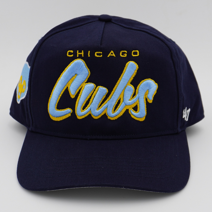 CHICAGO CUBS '47 1969 BEAR COOPERSTOWN NAVY HITCH ADJUSTABLE CAP Caps 47 BRAND