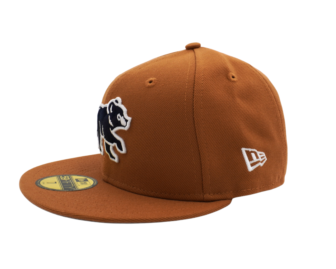 Chicago Cubs Spring Training Bear Bronze/Navy 59FIFTY Fitted Cap by New Era Caps NEW ERA CAP COMPANY