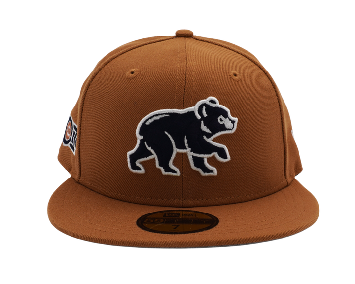 Chicago Cubs Spring Training Bear Bronze/Navy 59FIFTY Fitted Cap by New Era Caps NEW ERA CAP COMPANY