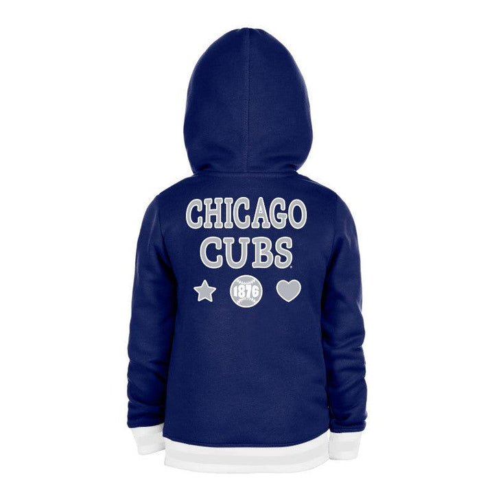 CHICAGO CUBS NEW ERA YOUTH 1914 LOGO NAVY ZIP HOODIE Sweatshirts & Hoodies NEW ERA CAP COMPANY INC