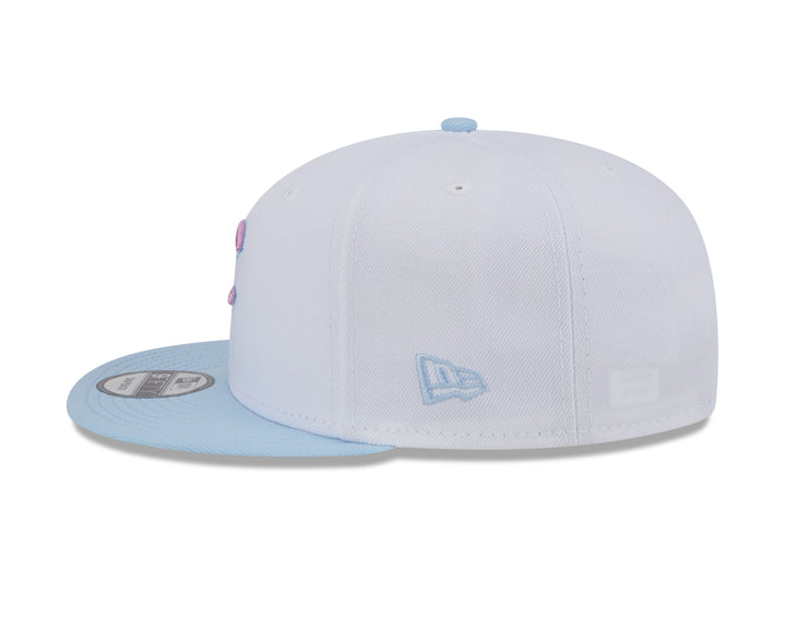 CHICAGO CUBS NEW ERA WHITE AND AQUA COLOR PACK 9FIFTY SNAPBACK CAP Caps NEW ERA CAP COMPANY INC