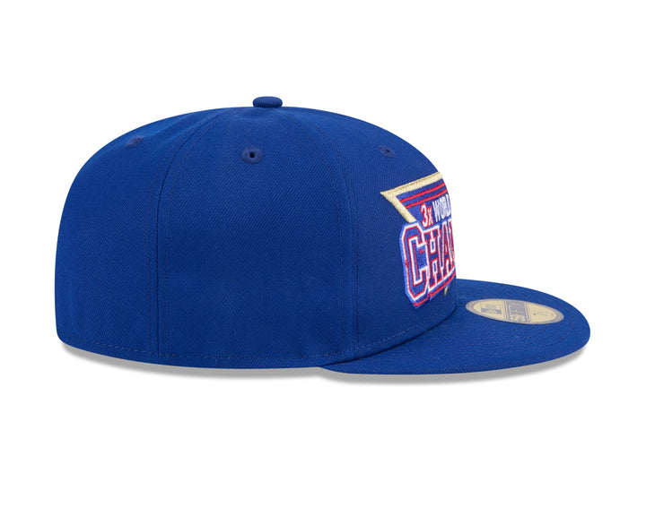 CHICAGO CUBS NEW ERA 3X WORLD SERIES CHAMPIONS 59FIFTY CAP Caps NEW ERA CAP COMPANY INC