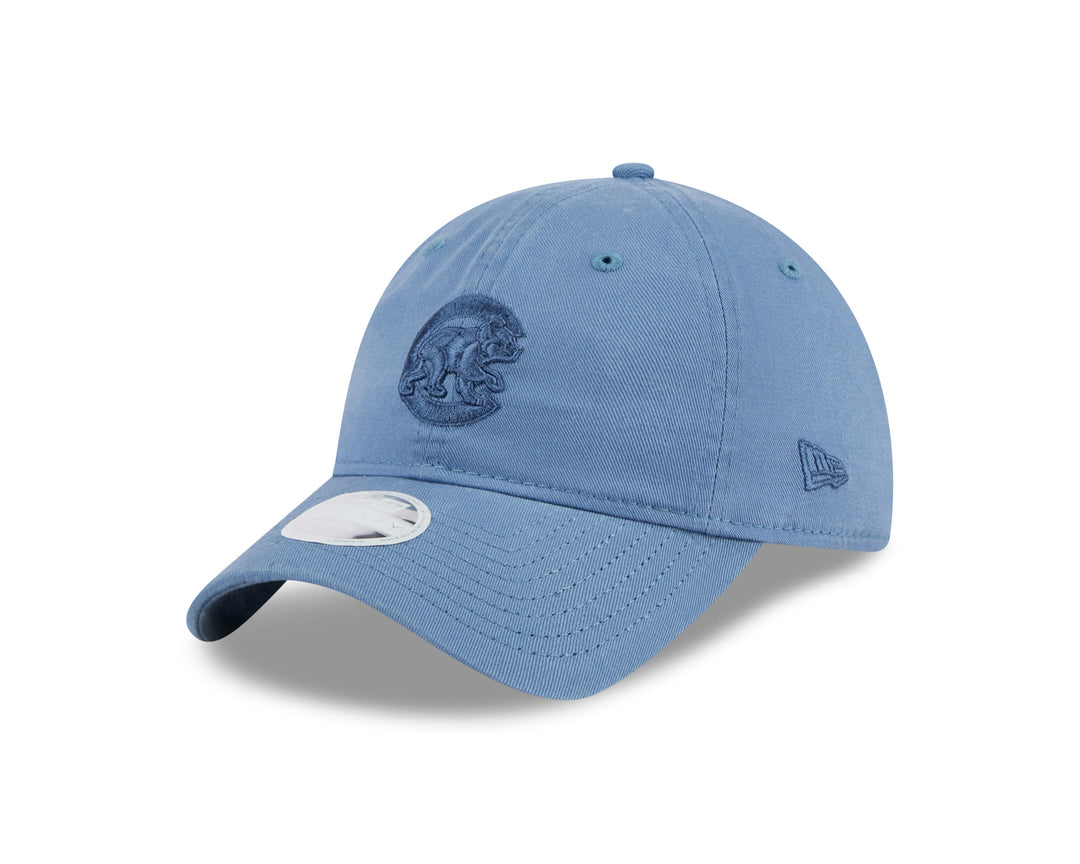 CHICAGO CUBS NEW ERA WOMEN'S WALKING BEAR WASHED BLUE ADJUSTABLE CAP Caps NEW ERA CAP COMPANY INC