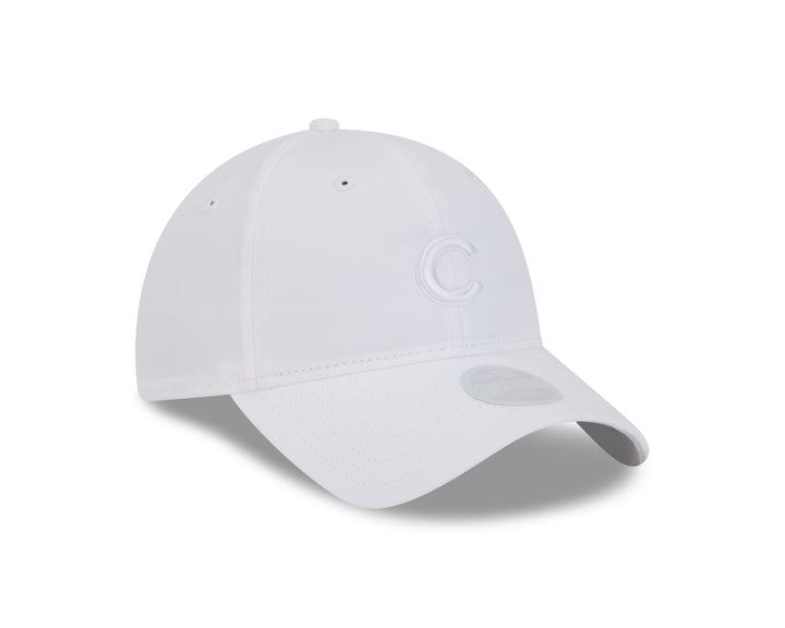 CHICAGO CUBS NEW ERA WOMEN'S WHITE C LOGO ADJUSTABLE PONYTAIL CAP Caps NEW ERA CAP COMPANY INC