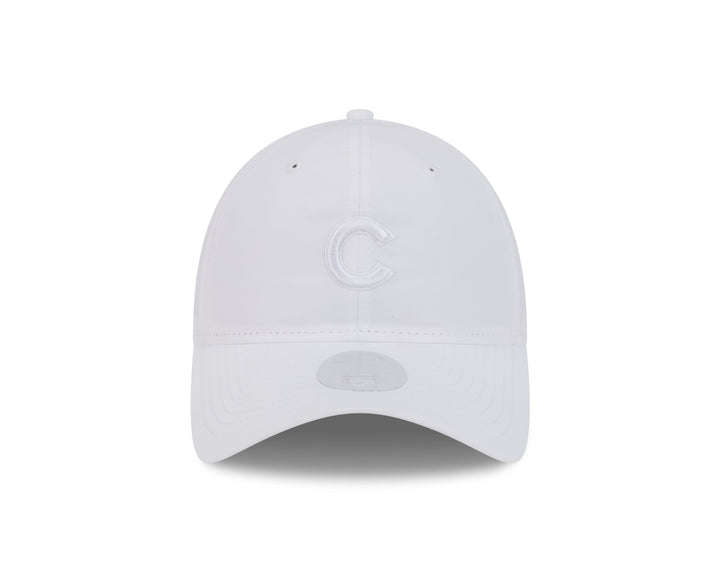 CHICAGO CUBS NEW ERA WOMEN'S WHITE C LOGO ADJUSTABLE PONYTAIL CAP Caps NEW ERA CAP COMPANY INC