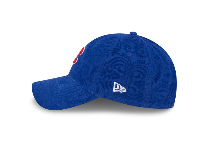 Chicago Cubs New Era Women's C Logo Paisley Pattern 9Twenty Cap Caps NEW ERA CAP COMPANY INC