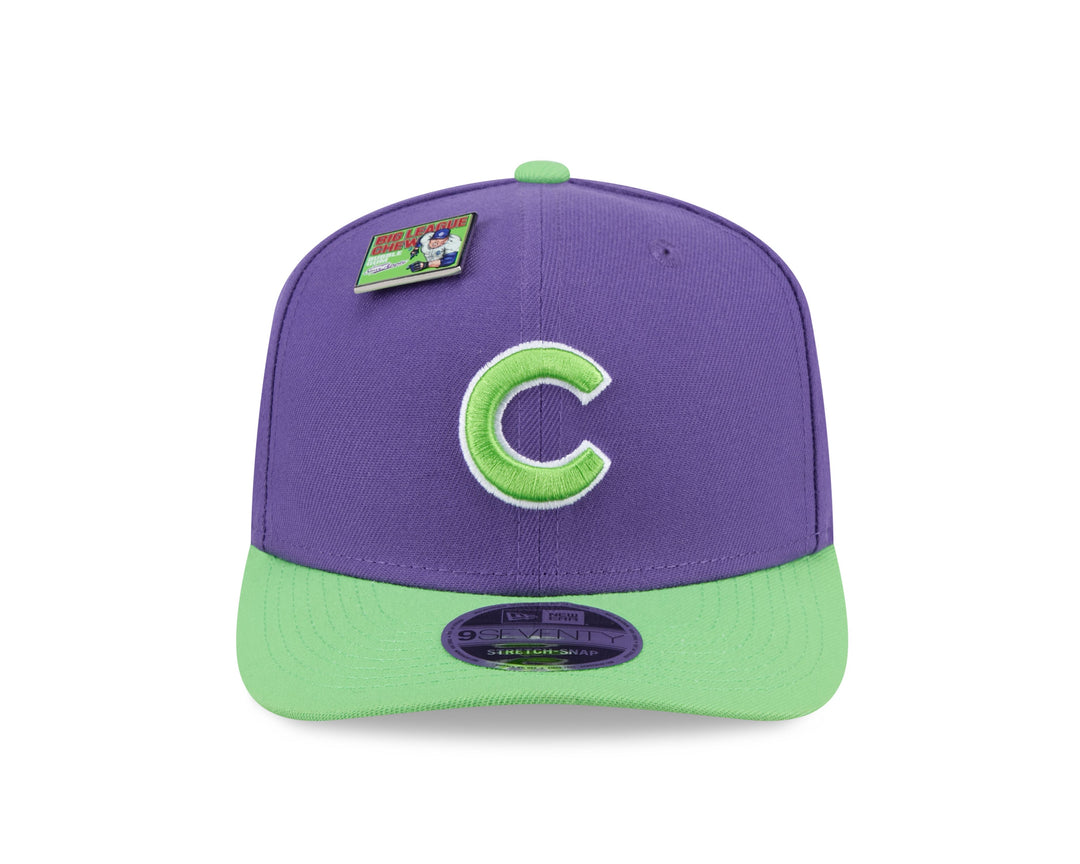 CHICAGO CUBS NEW ERA BIG LEAGUE CHEW SOUR APPLE 9SEVENTY SNAPBACK CAP Caps NEW ERA CAP COMPANY INC