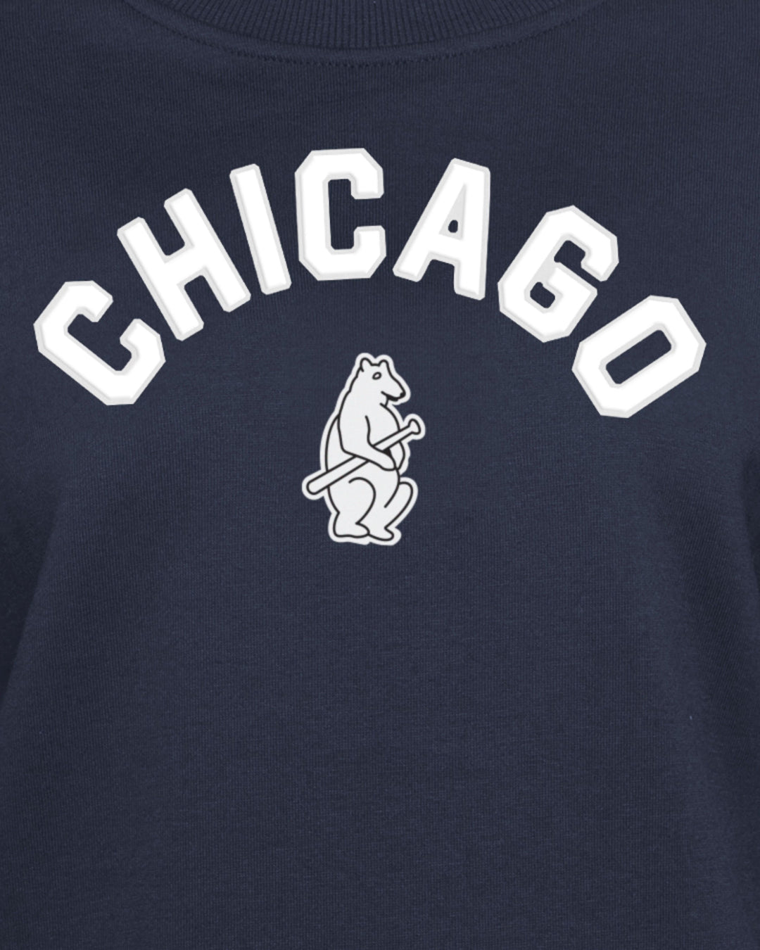 Chicago Cubs 1914 Women's Navy Gameday Crew by New Era Sweatshirts & Hoodies NEW ERA CAP COMPANY