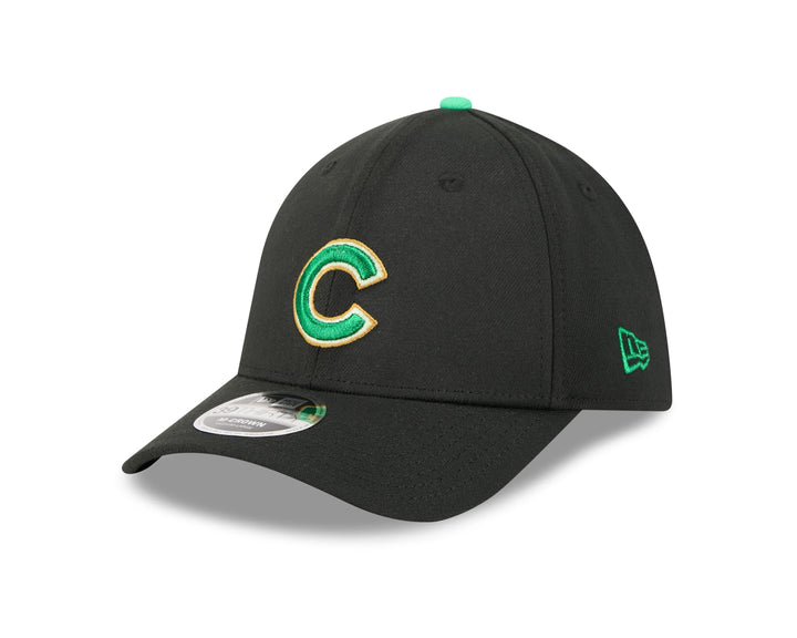 Chicago Cubs 2026 St. Patrick's Day Black 39Thirty Cap by New Era Caps New Era
