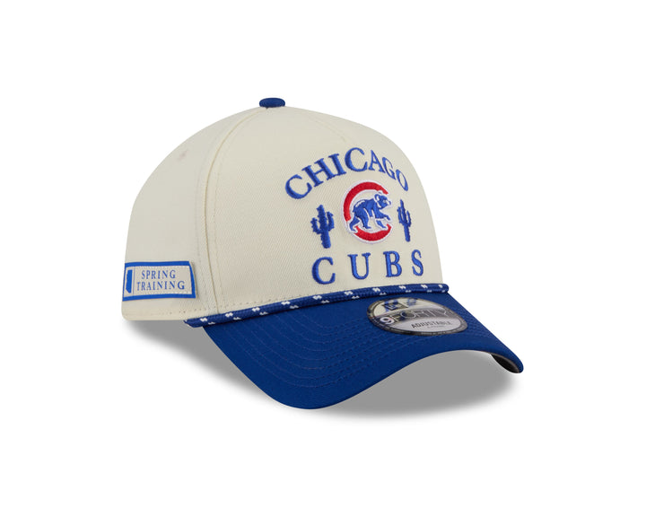 Chicago Cubs Walking Bear Cactus White Rope Strapback Cap by New Era Caps NEW ERA CAP COMPANY