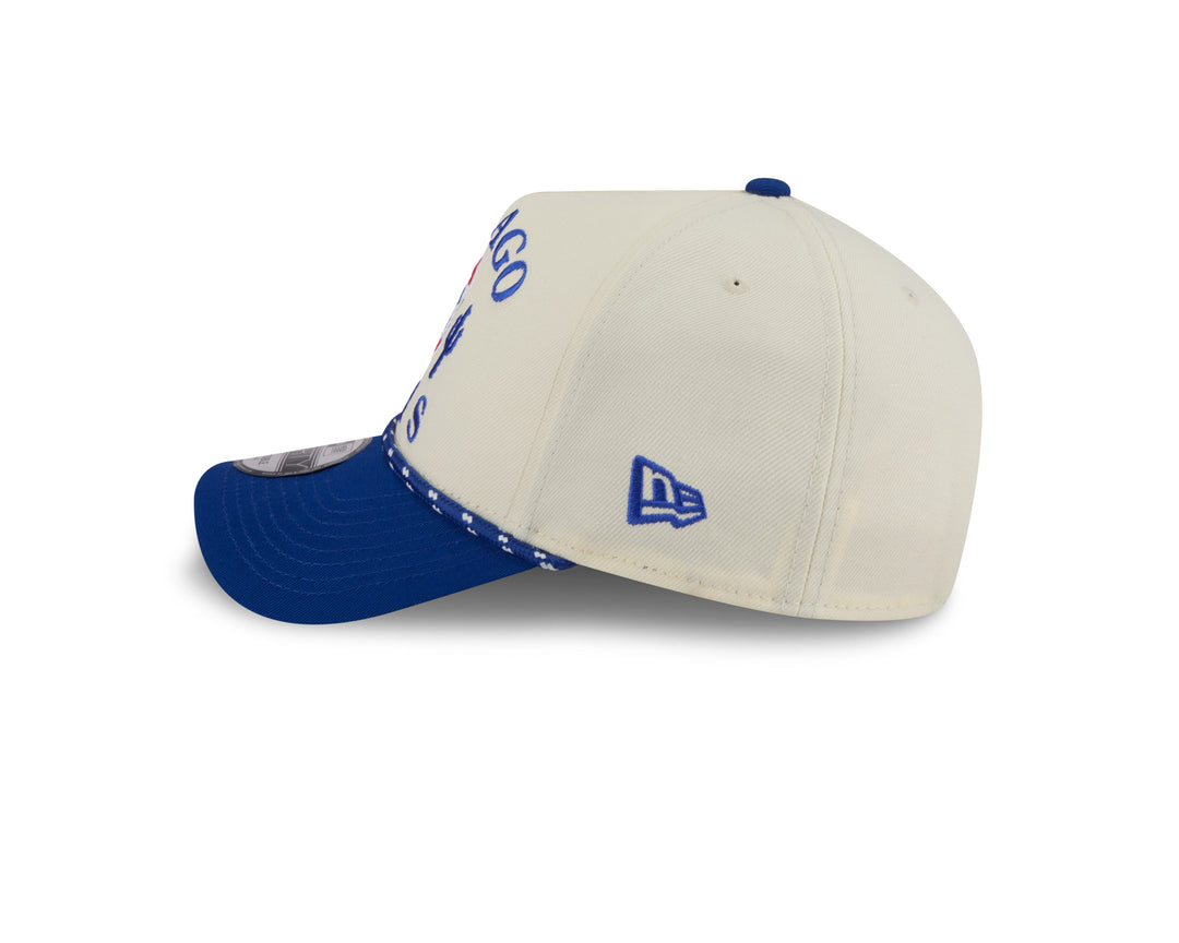 Chicago Cubs Walking Bear Cactus White Rope Strapback Cap by New Era Caps NEW ERA CAP COMPANY
