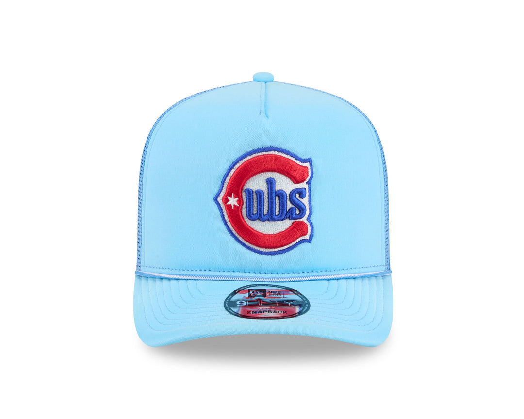 Chicago Cubs Blues Alternate Worn Trucker 9FIFTY Snapback Cap Royal by New Era Caps New Era