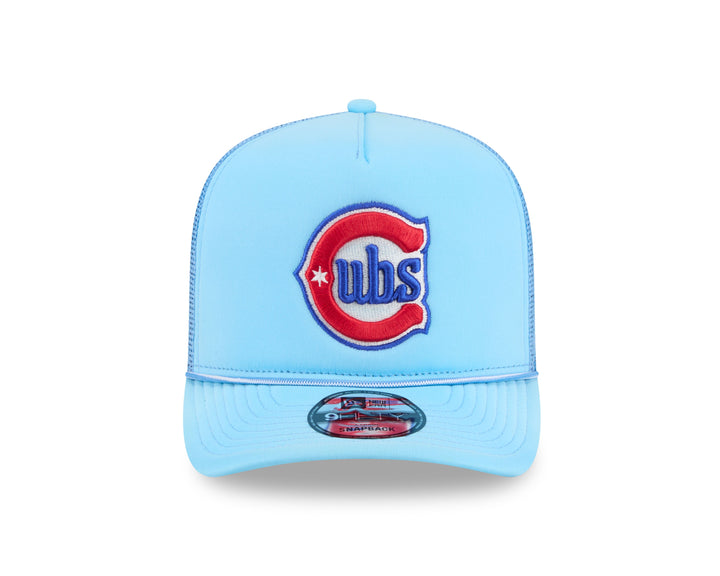 Chicago Cubs Blues Alternate Worn Trucker 9FIFTY Snapback Cap Royal by New Era Caps New Era