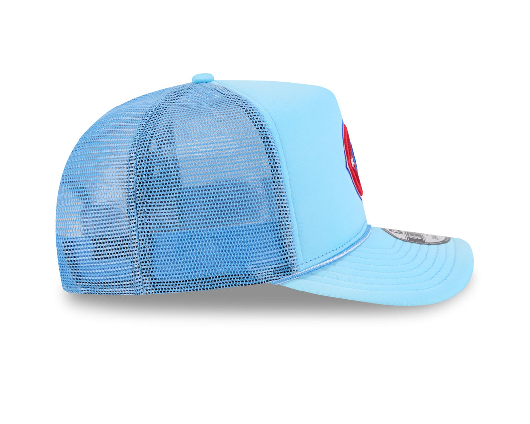 Chicago Cubs Blues Alternate Worn Trucker 9FIFTY Snapback Cap Royal by New Era Caps New Era