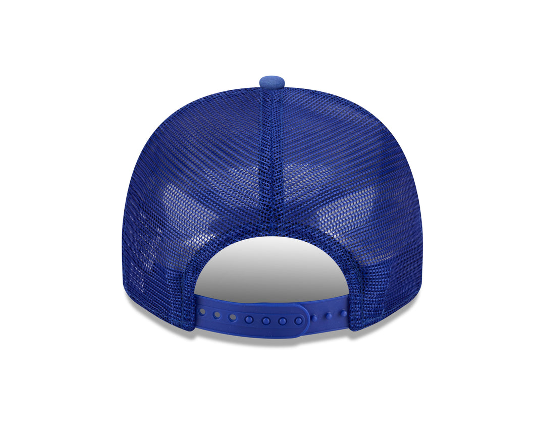Chicago Cubs Logo Worn Trucker 9FIFTY Snapback Cap Royal by New Era Caps New Era