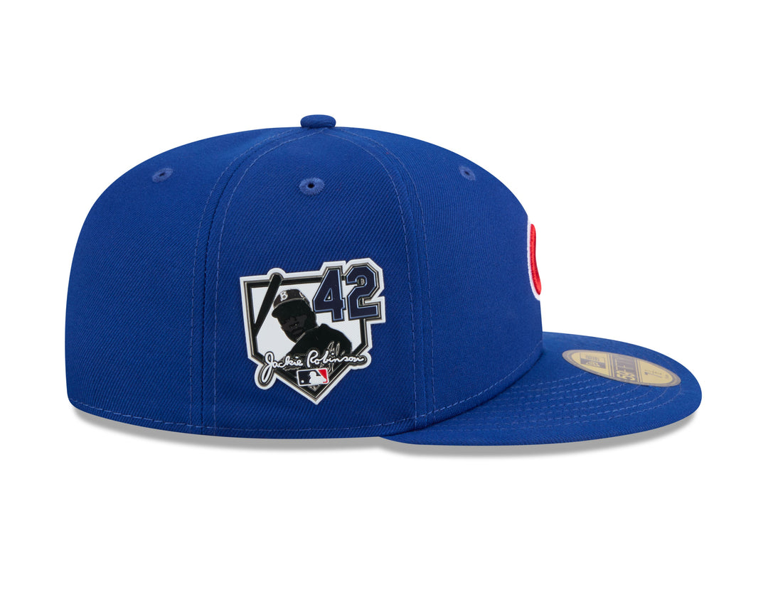 Chicago Cubs Jackie Robinson Day 2026 59FIFTY Fitted Cap Royal by New Era Caps New Era