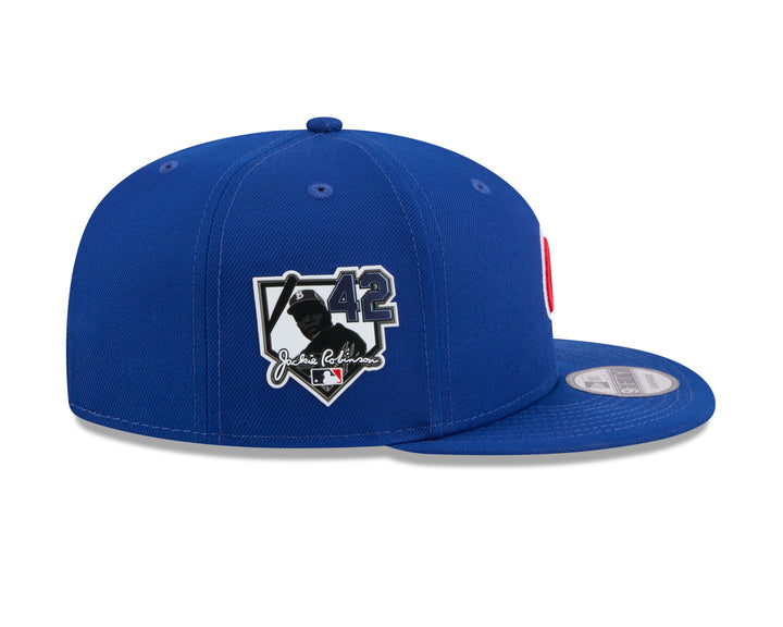 Chicago Cubs Jackie Robinson Day 2026 9FIFTY Snapback Cap Royal by New Era Caps New Era