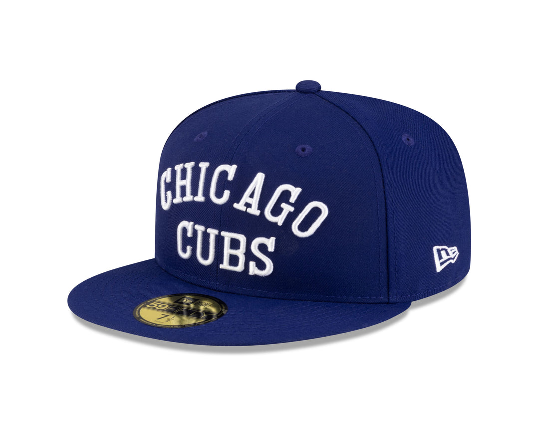 Chicago Cubs 150th Anniversary Arch Patch 59FIFTY Fitted Cap Navy by New Era Caps New Era