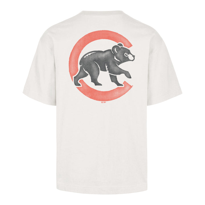 Chicago Cubs 47 Brand Walking Bear Logo Sand Tee Short Sleeve Tees 47 BRAND