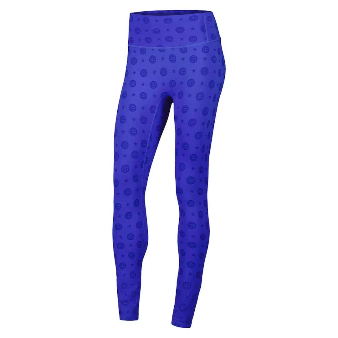 CHICAGO CUBS TEREZ WOMEN'S BULLSEYE BLUE LEGGINGS Bottoms Terez