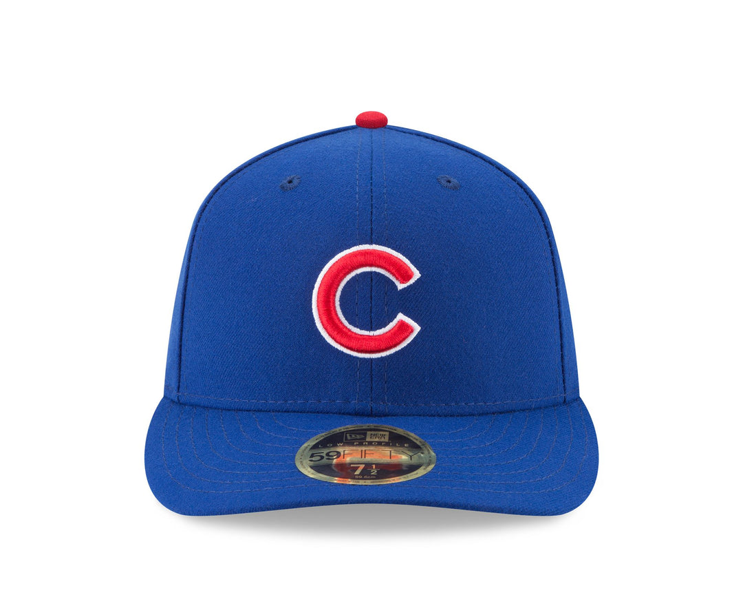 Chicago Cubs Home Authentic Fit Low Profile 59FIFTY Fitted Cap Blue by New Era Caps New Era