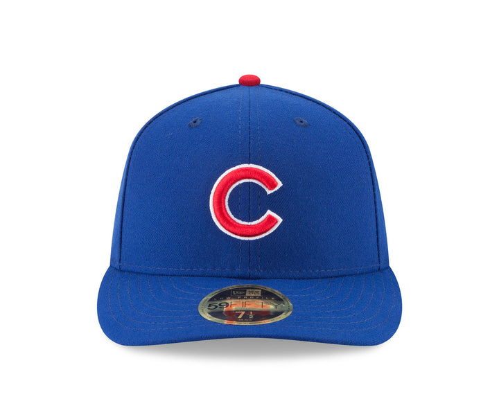 Chicago Cubs Home Authentic Fit Low Profile 59FIFTY Fitted Cap Blue by New Era Caps New Era