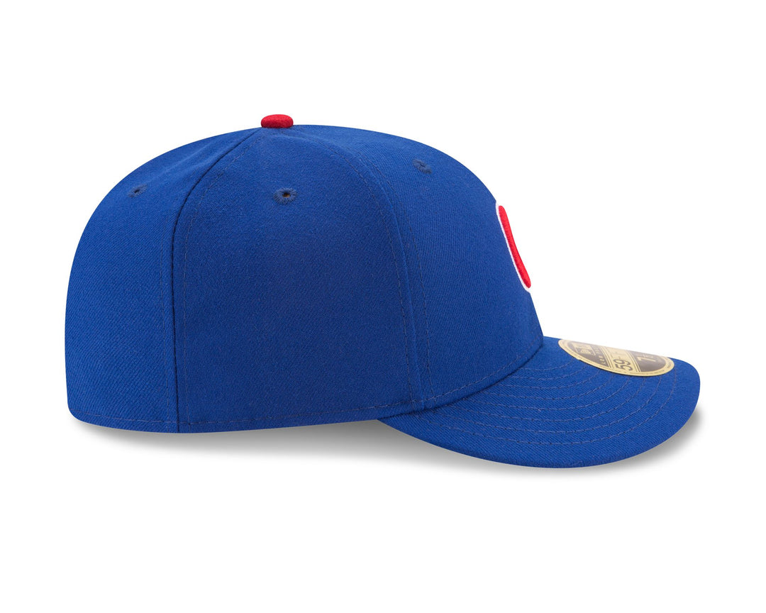 Chicago Cubs Home Authentic Fit Low Profile 59FIFTY Fitted Cap Blue by New Era Caps New Era