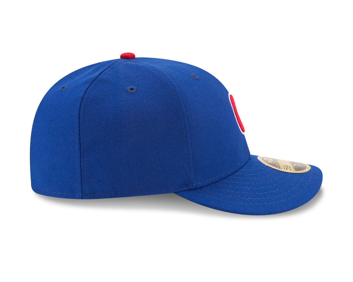 Chicago Cubs Home Authentic Fit Low Profile 59FIFTY Fitted Cap Blue by New Era Caps New Era