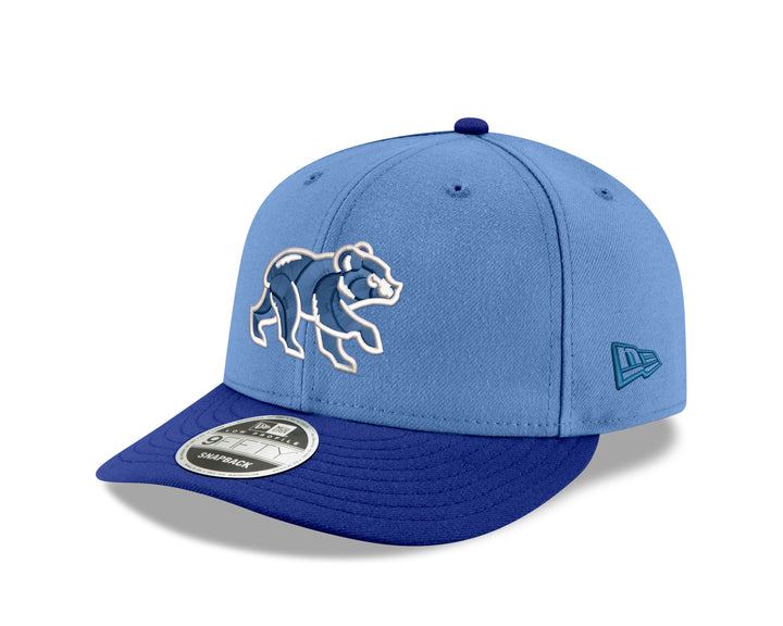 CHICAGO CUBS NEW ERA WALKING BEAR 9FIFTY TONAL BLUE SNAPBACK CAP Caps NEW ERA CAP COMPANY INC