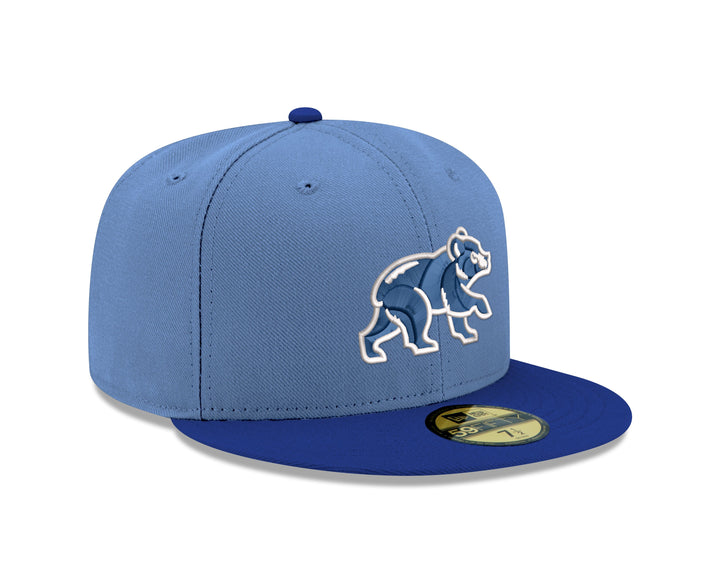 CHICAGO CUBS NEW ERA WALKING BEAR SKY BLUE 59FIFTY CAP Caps NEW ERA CAP COMPANY INC