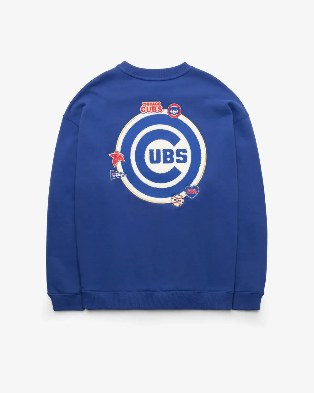 Chicago Cubs Women's Stoney Clover Lane x '47 Brand Oversized Crew in Royal Sweatshirts & Hoodies '47 Brand