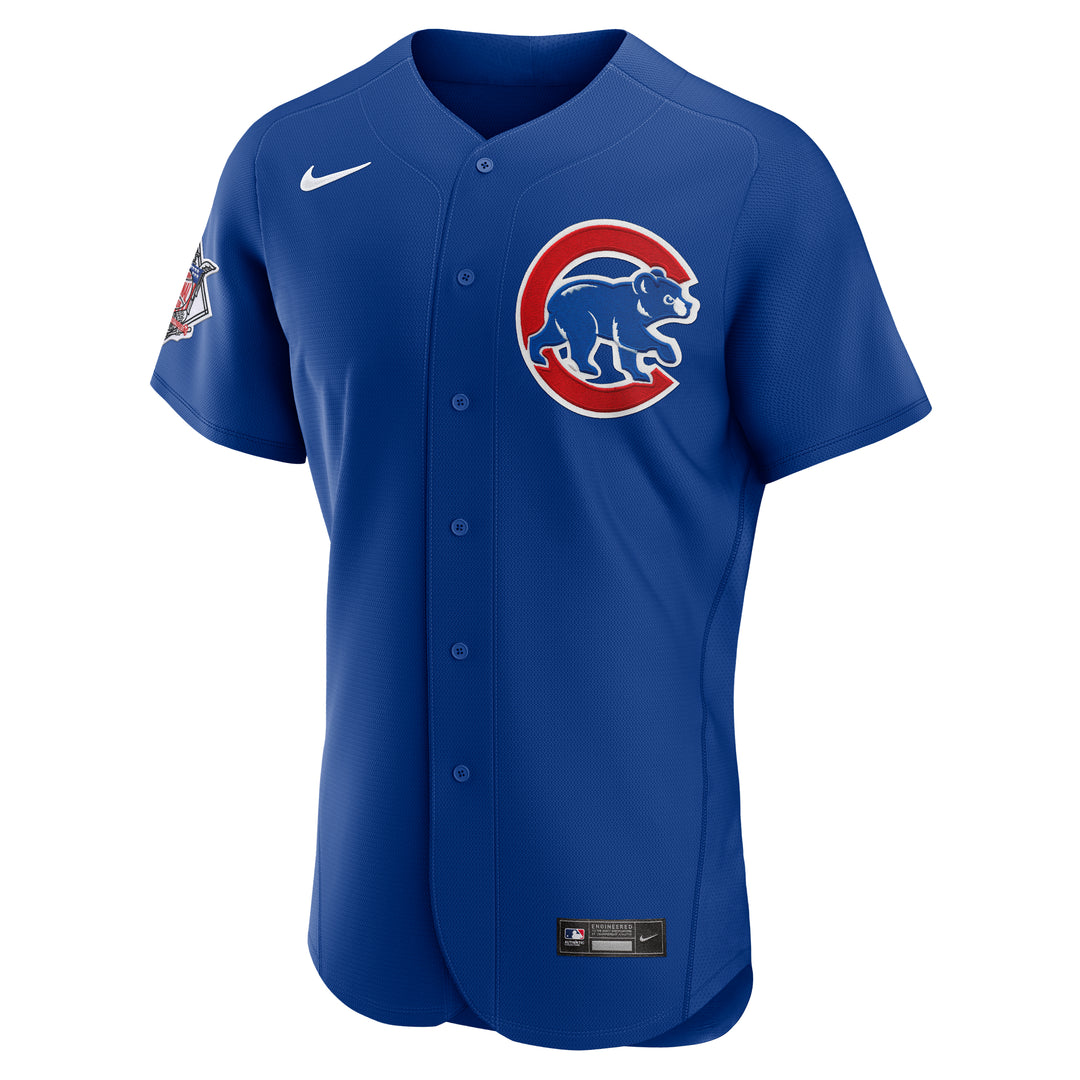 CHICAGO CUBS NIKE MEN'S ALTERNATE ROYAL BLUE PATCH JERSEY Jerseys NIKE