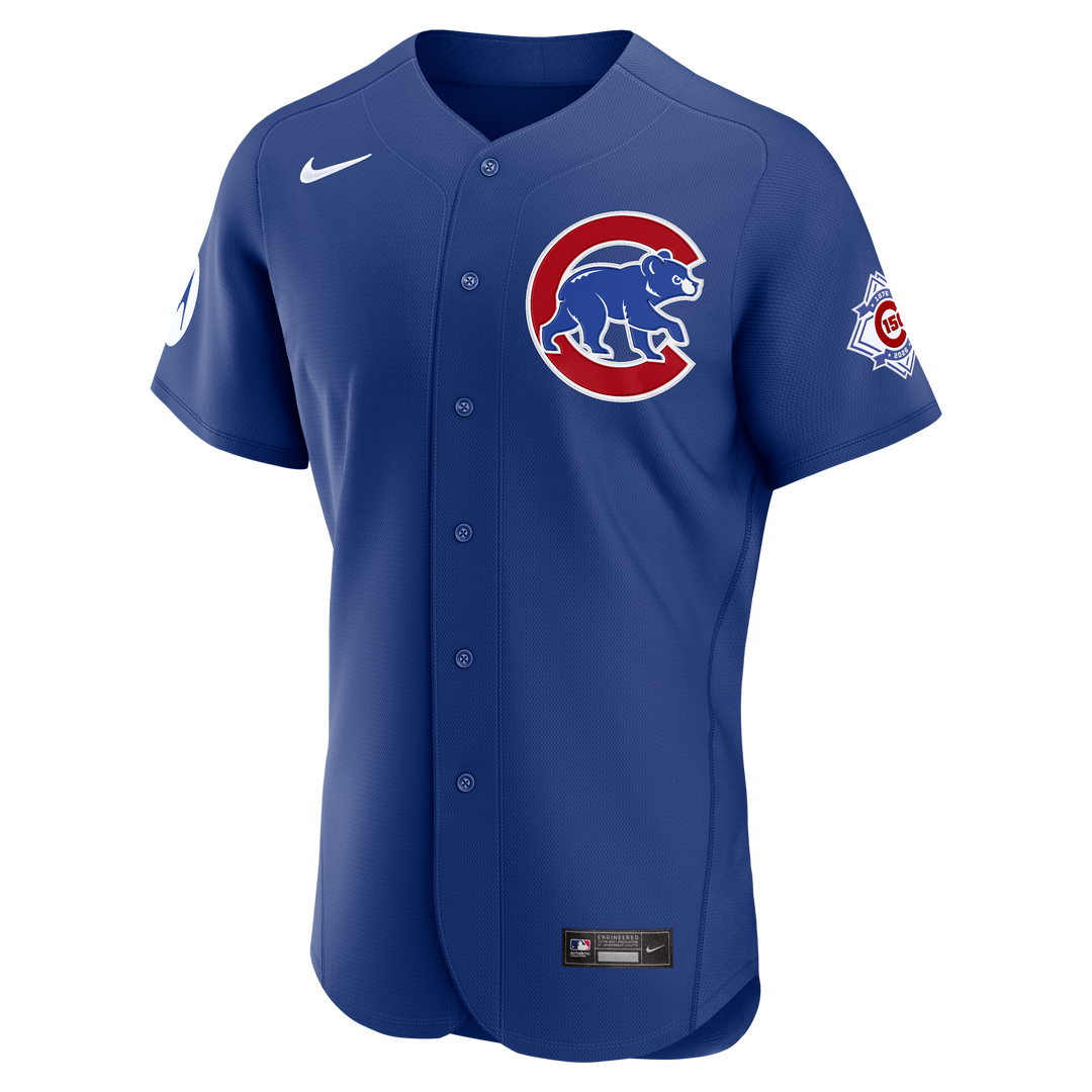 Chicago Cubs Royal Blue Alternate 150th Anniversary Elite Jersey by Nike Jerseys Nike